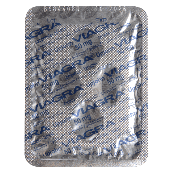 Viagra blisterförpackningens baksida